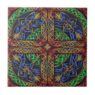 Carreau Nœuds celtiques médiévaux antiques