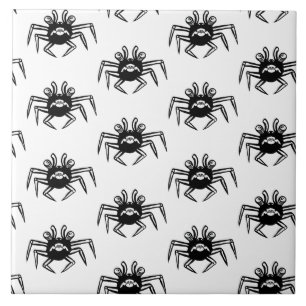 Carreau noir et blanc motif