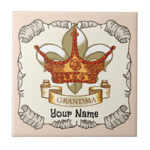 Carreau Nom de la coutume Queen Grand Crown
