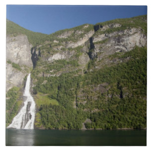 Carreau Norvège, Geirangerfjord (UNESCO), Geiranger.