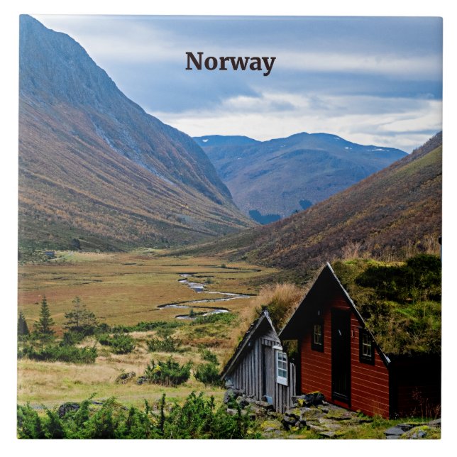 Carreau Norvège photographie pittoresque (Devant)