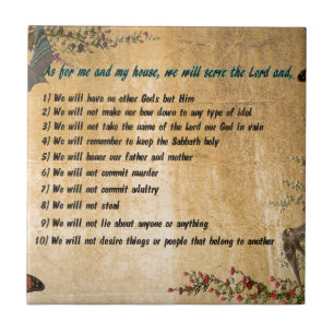 Carreau Nos règles de Chambre