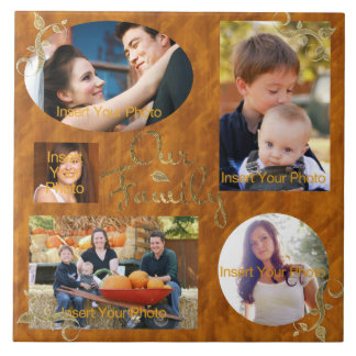 Carreau Notre collection d'albums photo famille