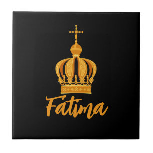 Carreau Notre-Dame de Fatima couronne