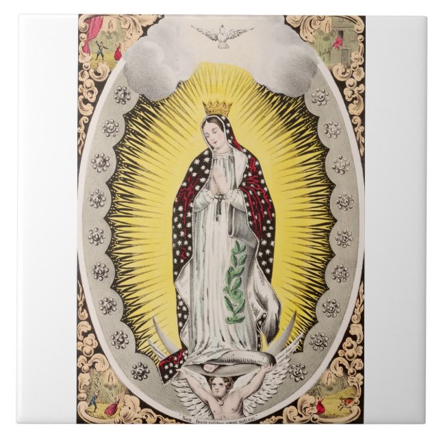 Carreau Notre-Dame de Guadalupe (Devant)