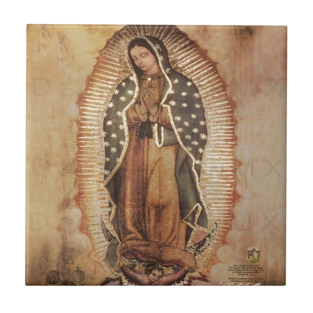 Carreau Notre-Dame De Guadalupe Mère Marie (Devant)