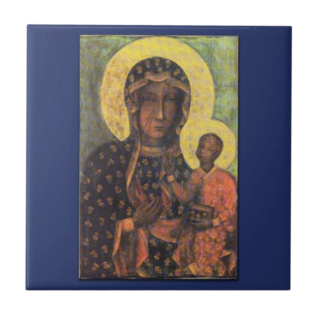 Carreau Notre Madame de Czestochowa (Devant)
