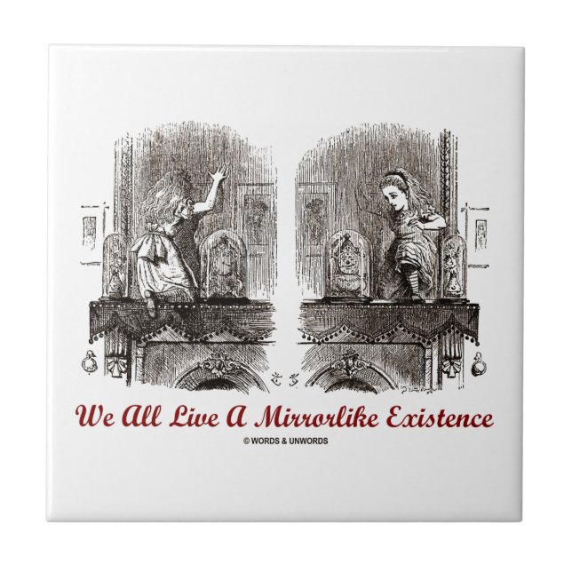 Carreau Nous tous vivons une existence comme un miroir (Devant)