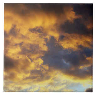 Carreau Nuages couchés de soleil