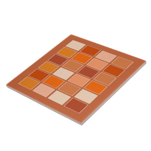 Carreau Nuances de blocs orange