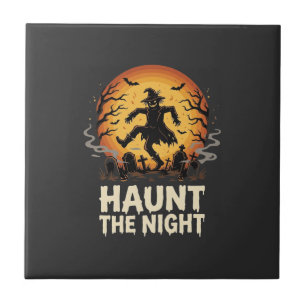 Carreau Nuit de l'escroc de la Lune d'Halloween