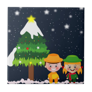 CARREAU NUIT DE NOËL