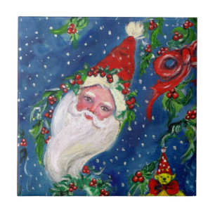 CARREAU NUIT DE NOËL / SANTA CLAUS