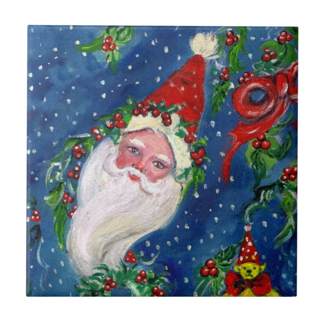 CARREAU NUIT DE NOËL / SANTA CLAUS (Devant)