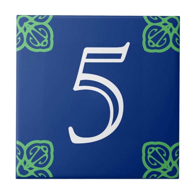 Carreau Numéro de la maison espagnole (Devant)