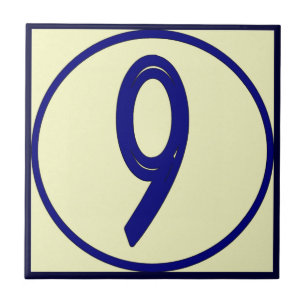 Carreau Numéro français, onglet 6 ou 9