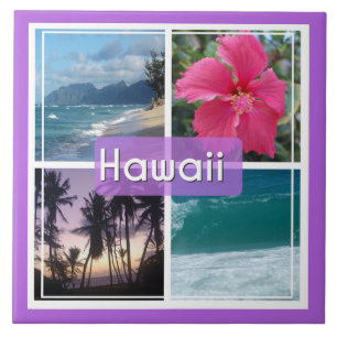 Carreau Oahu, Paysage marin d'Hawaii