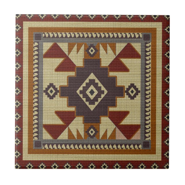 Carreau Occidental tissé (Devant)