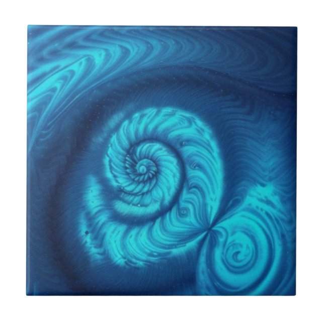 Carreau Océan bleu (Devant)