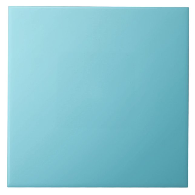 Carreau océan bleu pastel (Devant)