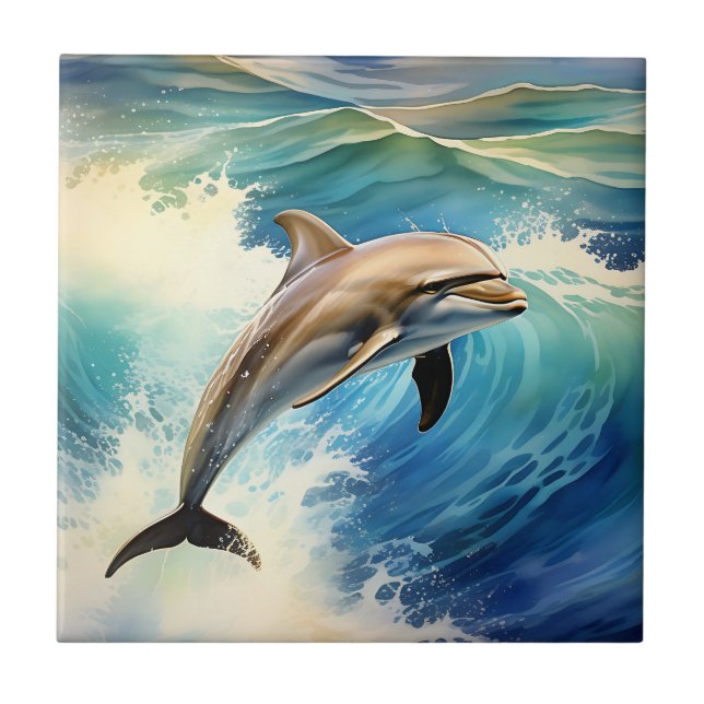 Carreau Océan Dauphin Joueur (Devant)