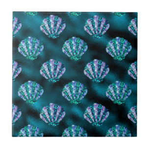 Carreau Océan Glamour Motif Huître Coloré