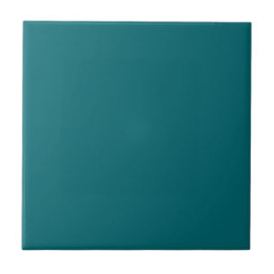 Carreau Ocean Harbour Blue, Turquoise Jewel Tone Solid Col