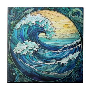 Carreau Ocean Waves Verre Tile céramique