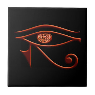 Carreau Oeil ardent de tuile de Horus