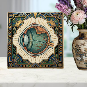 Carreau Œil Art Déco Anatomie Ophtalmologie 