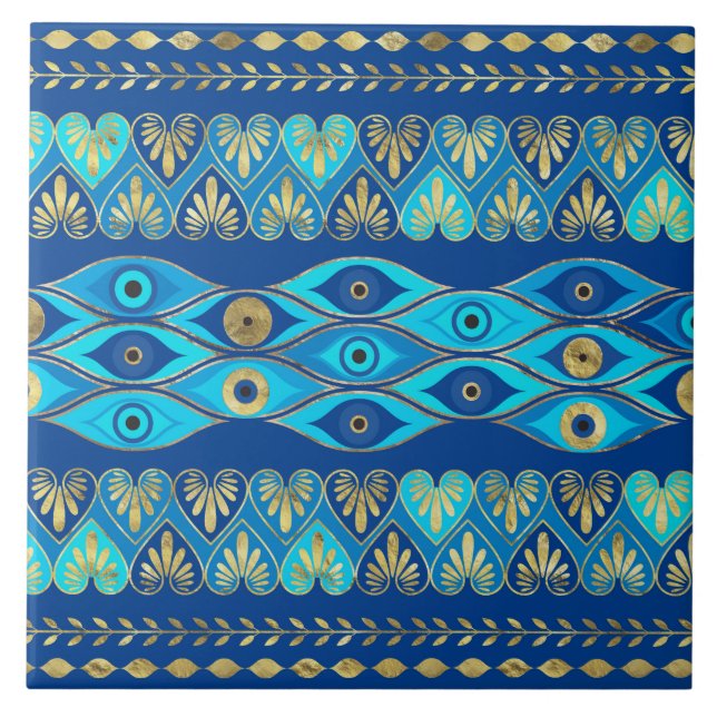 Carreau OEil de l'oeil grec (Devant)