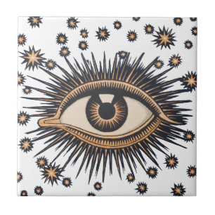 Carreau Oeil étoile Lune Celeste Nouveau