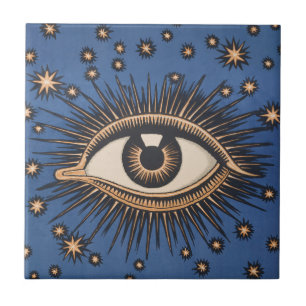 Carreau Oeil étoile Lune Celeste Nouveau