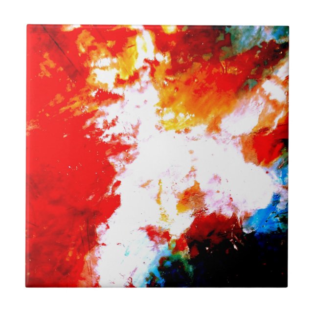 Carreau Oeuvre artistique créative Abstraite (Devant)