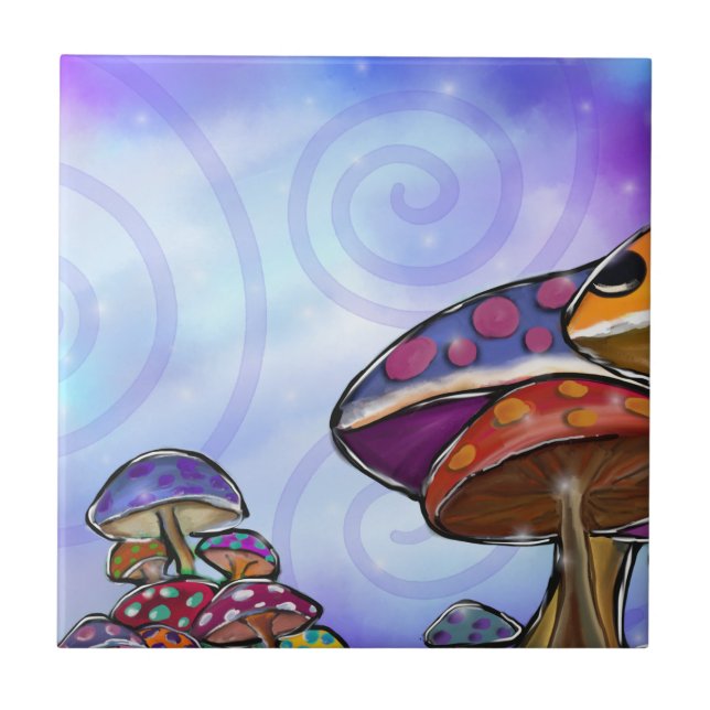 Carreau Oeuvre de champignons (Devant)