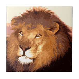 Carreau OEuvre de Lion
