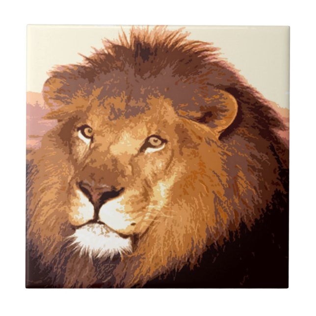 Carreau OEuvre de Lion (Devant)