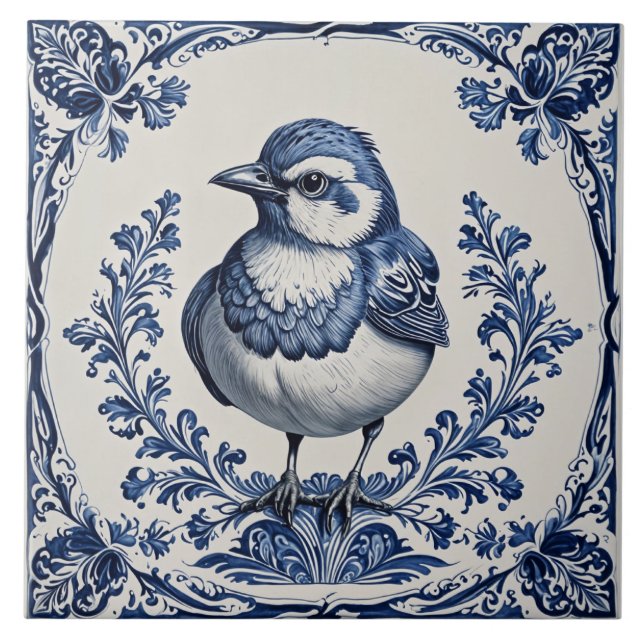 Carreau Oiseau 4 (Devant)