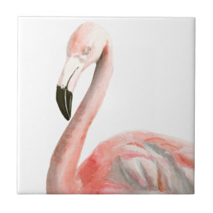 Carreau Oiseau de Flamant rose tropical