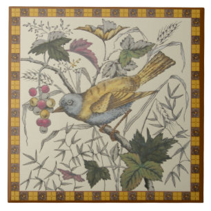 Carreau Oiseau de l'époque victorienne à Berries Transférw