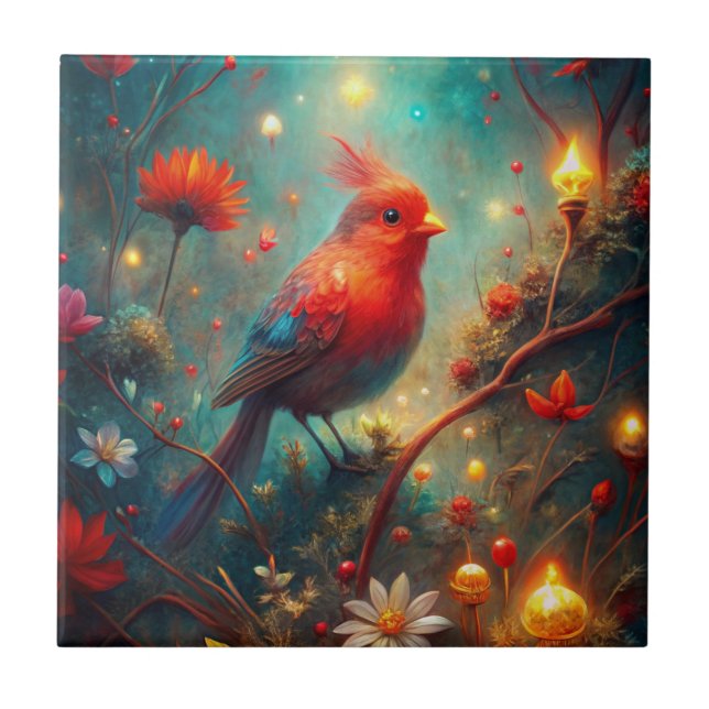 Carreau Oiseau mignon (Devant)