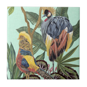 Carreau Oiseaux au Paradis - Grands Oiseaux