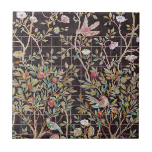 Carreau Oiseaux dans le Jardin des Fleurs, William Morris