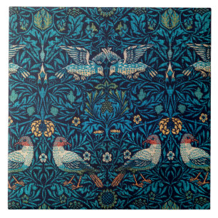 Carreau Oiseaux (motif floral Vintage) (par William Morris
