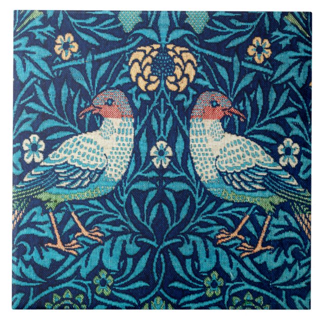 Carreau Oiseaux, William Morris (Devant)