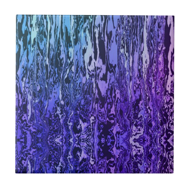 Carreau Ombre Purple Fluide Acrylique (Devant)