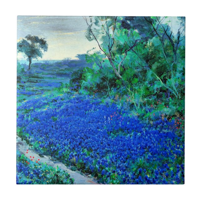 Carreau Onderdonk - Bluebonnets dans le matin de Misty (Devant)