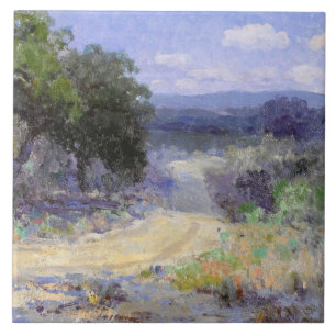 Carreau Onderdonk - Un sentier à travers le Texas Hill Cou