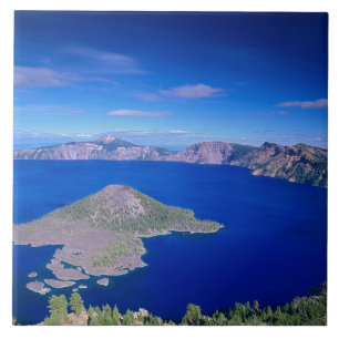 Carreau OR, parc national de Crater Lake, île de Wizard et