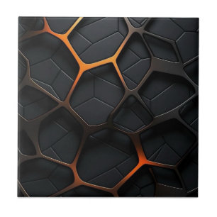 Carreau Orange noir
